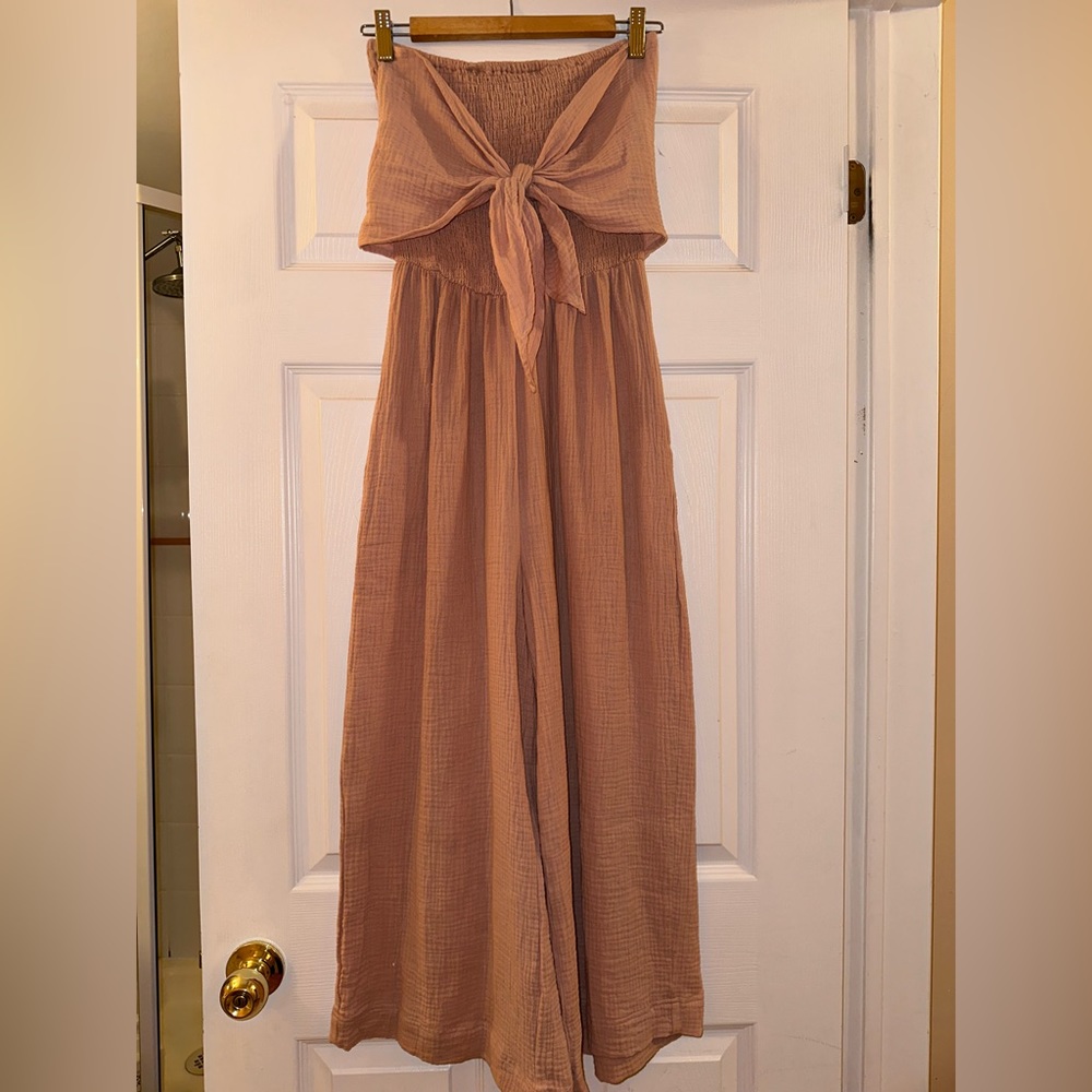Front Tie Jumpsuit